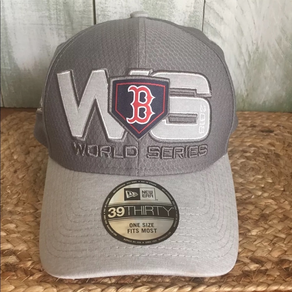 BOSTON RED SOX 2018 WORLD SERIES NEW ERA 39 THIRTY HAT CAP MLB BASEBALL